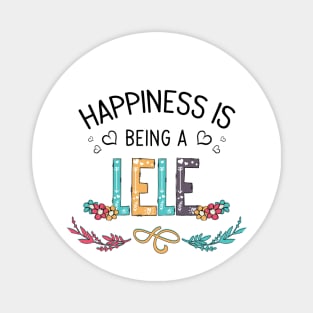 Happiness Is Being A Lele Wildflowers Valentines Mothers Day Magnet